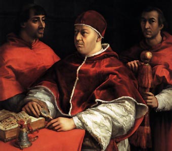 El papa León X promotor de la ventas de indulgencias