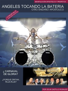 angeles tocando bateria