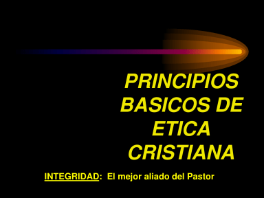 etica cristiana