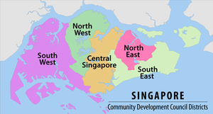 mapa singapur