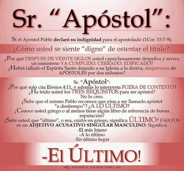 apostol   mensaje