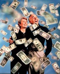 prosperidad llueve dinero