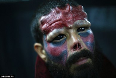 Venezolano conocido como Red Skull