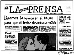 Titulares, prensa. noticia