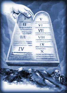 “Dibujo de las tablas con el Decálogo”