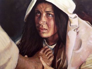 maria y los pies de jesus