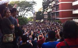protesta universidad honduras