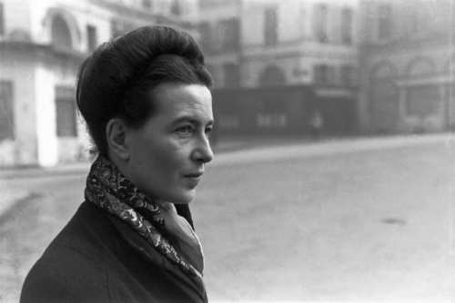 La filósofa feminista, Simone de Beauvoir
